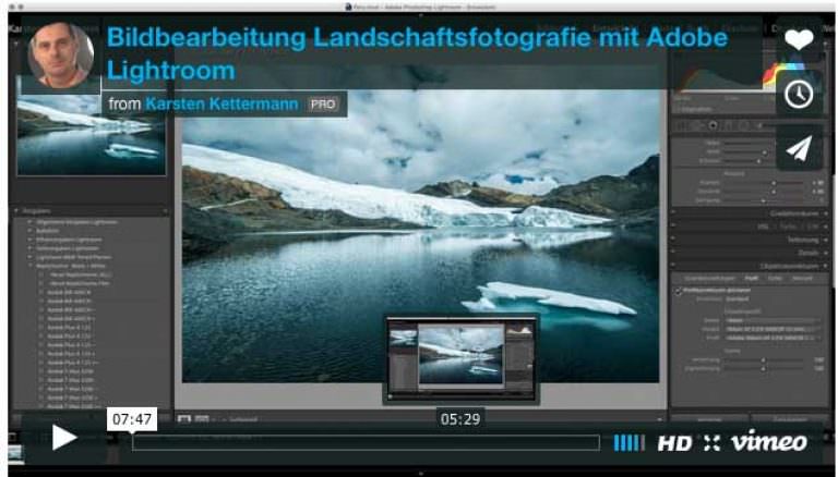 Bildbearbeitung Landschaftsfotografie mit Lightroom